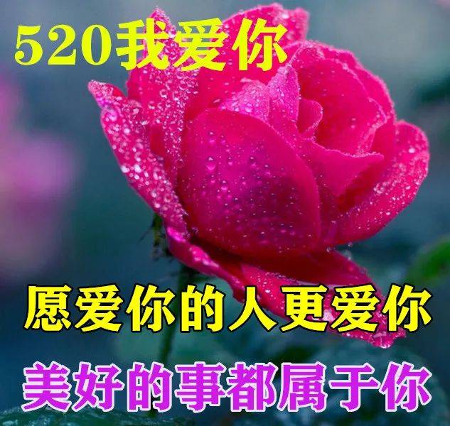 ​520情人节最漂亮早上好动态表情图片大全，早晨好动图美图大全